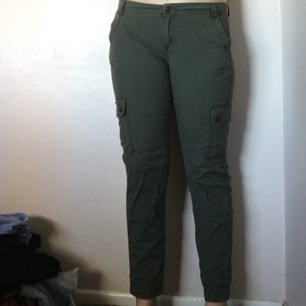 army green pants